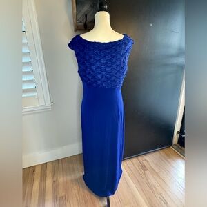 Royal Blue Evening Gown Mother Of The Bride New NWT